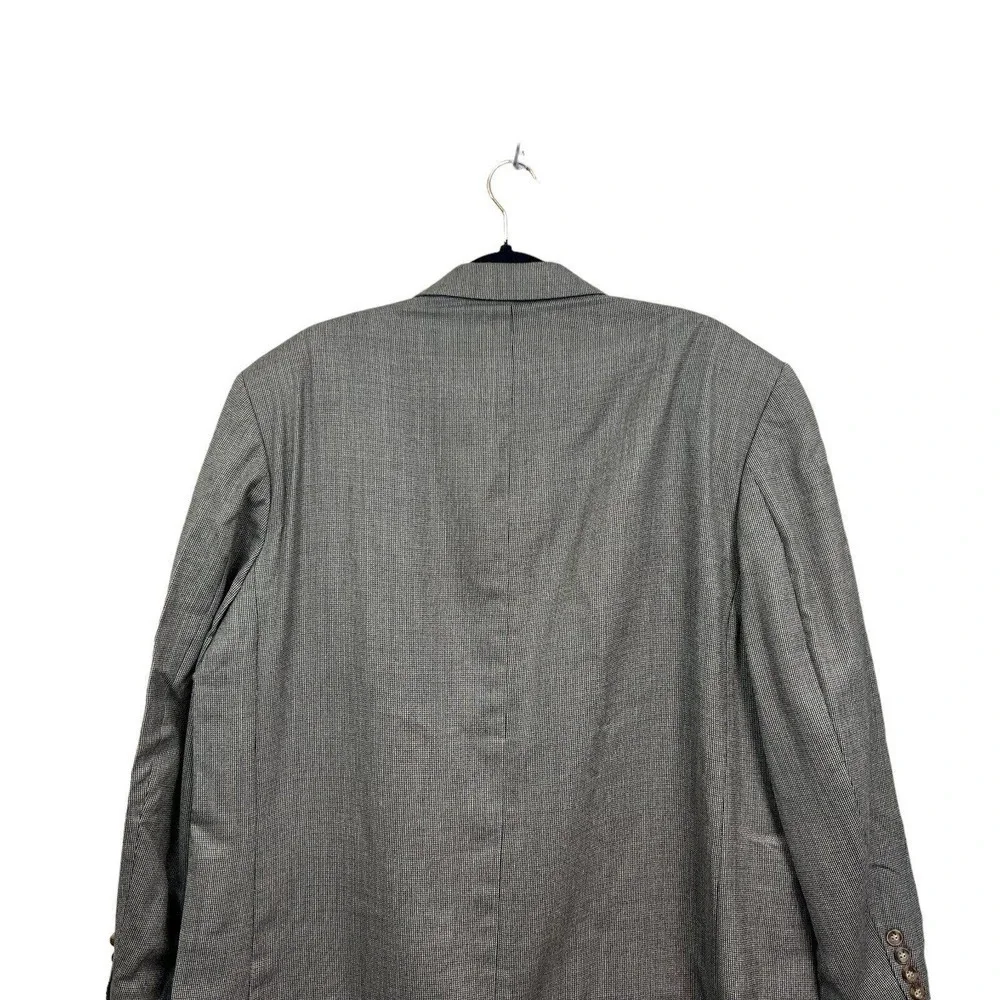 Oscar De La Renta Blazer Suit Sport Coat‎ Silk Wool Double Button Men Size 44R